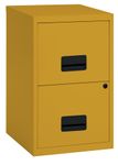 Classeur 2 tiroirs pour dossiers suspendus - L40 x H56,3 xP.32,5 - miel