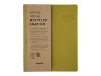 Agenda Calvi Timing Recyclé - 1 semaine sur 2 pages - 17 x 22 cm - vert - Brepols