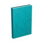 Agenda de poche Textura - 2 jours par page - 7,4 x 11 cm - turquoise - Oxford