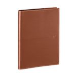 Agenda spiralé Voyage - 1 semaine sur 2 pages - 15 x 21 cm - marron - Oxford