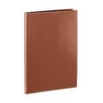 Agenda Voyage - 1 semaine sur 2 pages - 16 x 24 cm - marron - Oxford