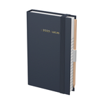 Lecas Chantier - Agenda 1 jour par page avec crayon - 8 x 13 cm - gris