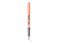 BIC Highlighter Grip - Marqueur - pour photocopie - assortiment de couleurs pastel - encre à l'eau - 1.6-3.3 mm