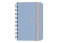 Oberthur Murcia - Carnet de notes rigide - B6 - ligné - 160 pages - papillon