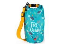 Legami Good Vibes - Sac imperméable 3L - Sea turtle