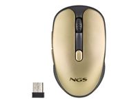 NGS Evo - souris sans fil - silencieuse - or