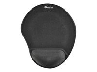 NGS KILIM GEL - tapis de souris avec repose-poignets - noir