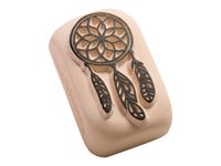 LaDot - Pierre pour tatouage éphémère - en céramique - taille M (2 x 4 cm) - attrape-rêve 