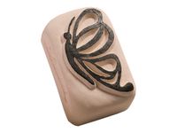 LaDot - Pierre pour tatouage éphémère - en céramique - taille M (2 x 4 cm) - papillon 