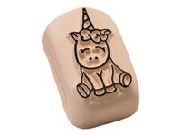 LaDot - Pierre pour tatouage éphémère - en céramique - taille M (2 x 4 cm) - licorne 