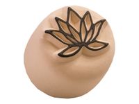 LaDot - Pierre pour tatouage éphémère - en céramique - taille S (2,2 x 2,2 cm) - fleur de lotus