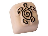 LaDot - Pierre pour tatouage éphémère - en céramique - taille S (2,2 x 2,2 cm) - tortue