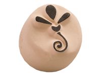 LaDot - Pierre pour tatouage éphémère - en céramique - taille S (2,2 x 2,2 cm) - brindille