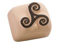 LaDot - Pierre pour tatouage éphémère - en céramique - taille S (2,2 x 2,2 cm) - triskèle