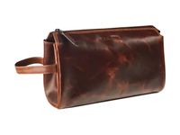 Maverick The Original - Trousse de toilette - carré - cuir de vachette pleine fleur tanné végétal - brun