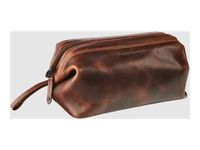 Maverick The Original - Trousse de toilette - cuir de vachette pleine fleur tanné végétal - brun