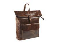 Maverick The Original - Sac à dos pour ordinateur portable - cuir - 15.6" - brun