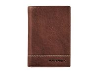 Maverick Rough Gear - Portefeuille - RFID pour cartes supplémentaires - cuir de buffle pleine fleur à tannage végétal - brun