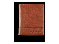 Maverick Rough Gear - Portefeuille anti-piratage - cognac