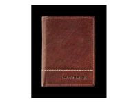 Maverick Rough Gear - Porte-cartes anti-piratage pour 14 cartes - brun