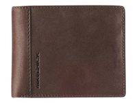 Maverick brown - Portefeuille - protection RFID - cuir de vachette pleine fleur tanné végétal - brun