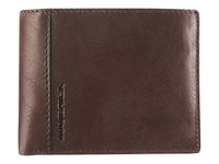 Maverick brown - Portefeuille - RFID, with 2 banknote pockets - cuir de vachette pleine fleur tanné végétal - brun