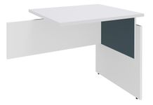 Retour direct pour Bureau INEO JET UP Bureau Vallée - Réglable en hauteur - L80 x H74/78/82 x P60 cm - Pieds Blanc/bleue - plateau blanc perle