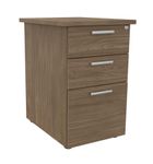 Caisson bout de bureau EXPRIM/LOFTER - L47 x P60 cm - imitation noyer