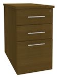 Caisson bout de bureau IRIS - L43 x P80 cm - imitation noyer