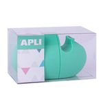 Apli Nordik - Distributeur de ruban adhésif 19 mm x 33 m - vert