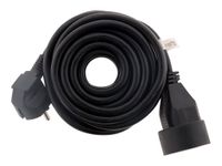 Zenitech - Rallonge éléctrique 16A - 3 m - Noir
