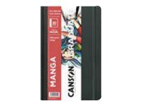Canson Graduate Manga - Carnet de dessin - 14 x 21 cm - 80 pages - 200 gr