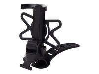 BigBen CONNECTED - Support vélo double fixation pour téléphone portable jusqu'à 6,9" - noir