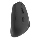 T'nB Ergo - Ratón - vertical - ergonómico - laser - 6 botones - inalámbrico - Bluetooth, 2.4 GHz - receptor inalámbrico USB - negro