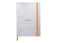 RHODIA Rhodiarama - Carnet souple A5 - 160 pages - ligné - argent