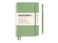 Leuchtturm1917 - Carnet de notes souple B6+ - ligné - vert sauge