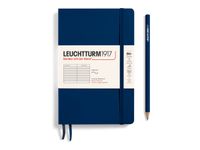 Leuchtturm1917 - Carnet de notes souple B6+ - ligné - bleu marine
