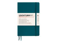 Leuchtturm1917 - Carnet de notes souple B6+ - ligné - bleu pétrole