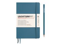 Leuchtturm1917 - Carnet de notes souple B6+ - ligné - bleu acier