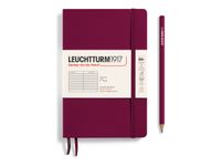 Leuchtturm1917 - Carnet de notes souple B6+ - ligné - bordeaux