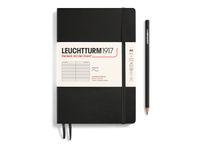 Leuchtturm1917 - Carnet de notes souple A5 - ligné - noir