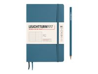 Leuchtturm1917 - Carnet de notes souple B6+ - pointillés - bleu acier