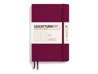 Leuchtturm1917 - Carnet de notes souple B6+ - pointillés - bordeaux
