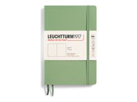 Leuchtturm1917 - Carnet de notes souple B6+ - uni - vert sauge