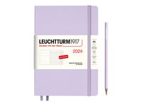 Leuchtturm1917 - Agenda 1 semaine sur 2 pages et carnet - A5 - lilas