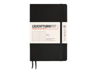 Leuchtturm1917 - Carnet de notes souple B6+ - pointillés - noir