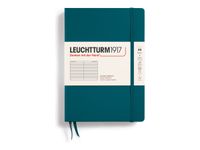 Leuchtturm1917 - Carnet de notes rigide A5 - ligné - bleu pétrole