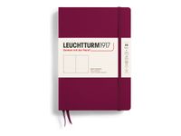 Leuchtturm1917 - Carnet de notes rigide A5 - uni - bordeaux