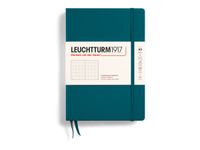 Leuchtturm1917 - Carnet de notes rigide A5 - pointillés - bleu pétrole