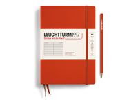 Leuchtturm1917 - Carnet de notes rigide A5 - ligné - rouge
